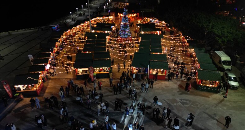 Büyükşehir’in Yılbaşı Pazarı İle Mersin’i Yeni Yıl Ruhu Sardı