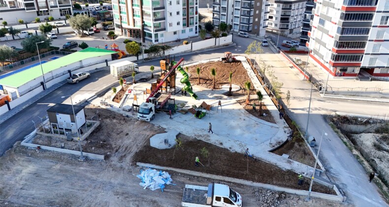 TARSUS BELEDİYESİ’NDEN ATATÜRK MAHALLESİ’NE MODERN PARK